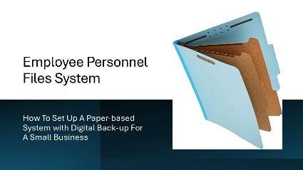 Personnel folders training cover